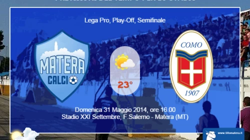 CALCIO - Il Meteo per Matera vs Como